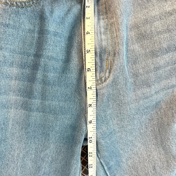 Shein,High-Waist,Raw Hem Flare Jeans, Fun, Funky and Fabulous,So Cool! Size XS - Picture 6 of 10